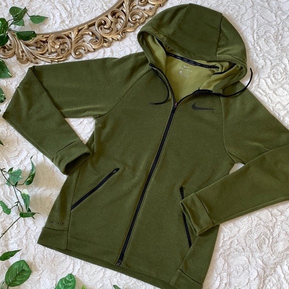 Nike Shirts | Army Green Nike Hoodie | Poshmark